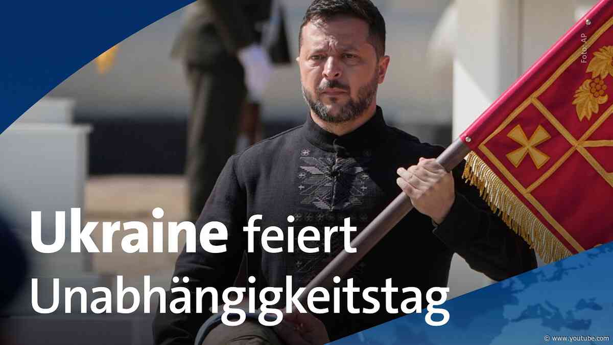 Die Ukraine feiert ihren 35. Unabhängigkeitstag | 🌍 tagesschau24 Top-Thema, 24.8.2026
