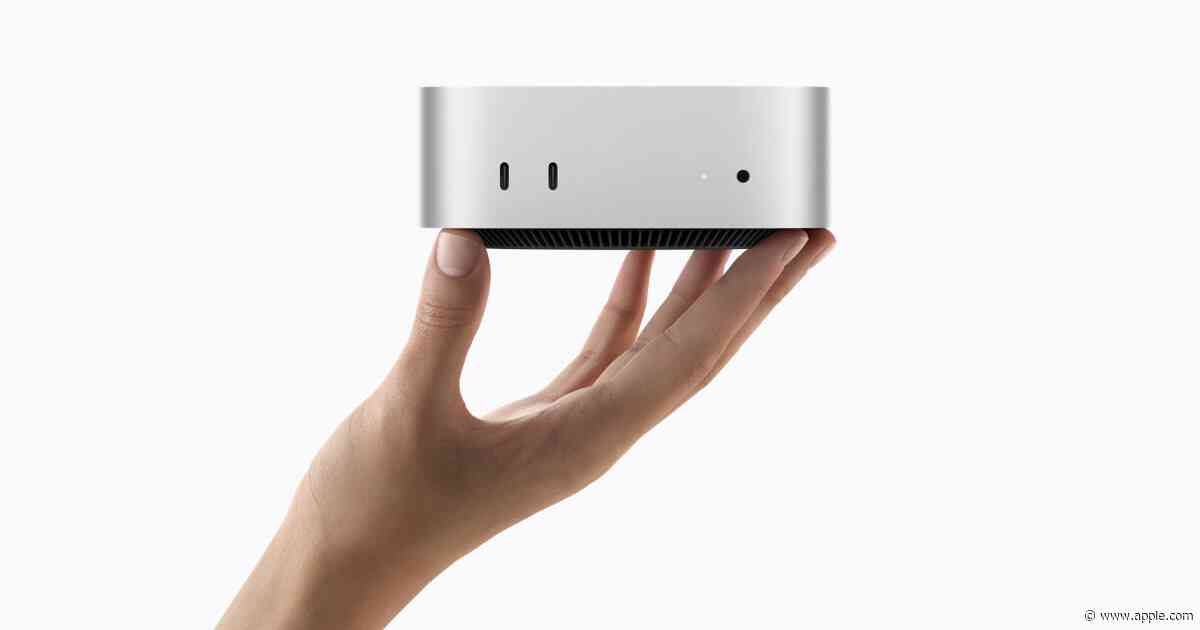 Apple unveils a more powerful Mac mini featuring the all-new M6 and M5 Pro