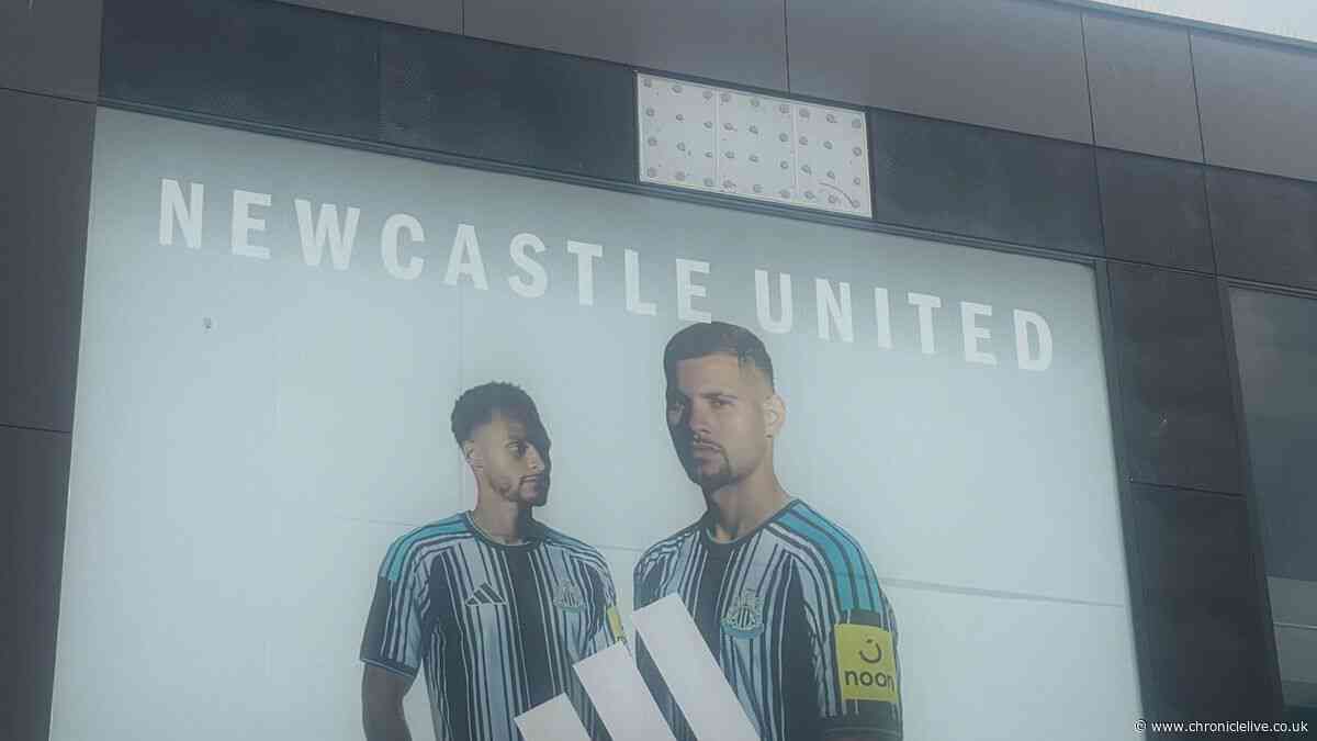 'Get it down now!' Newcastle shop under fire for still having Bruno Guimaraes billboard outside