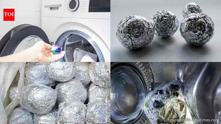 Why people put aluminium foil balls in their washing machine and whether you should