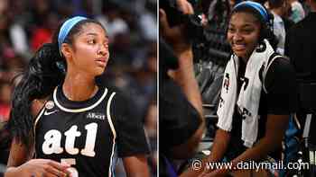 Angel Reese makes history during Atlanta Dream victory... but fans turn on her for elbowing opponent