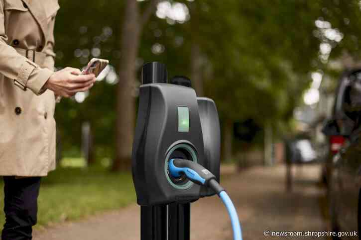 Shropshire EV charging network users advised of forthcoming tariff review