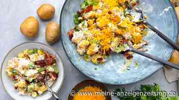 Knusprig, cremig, herzhaft: Kartoffelsalat mit Speck und Käse geht immer – warm oder kalt