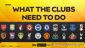 What the 20 Premier League clubs still need to do in the transfer window