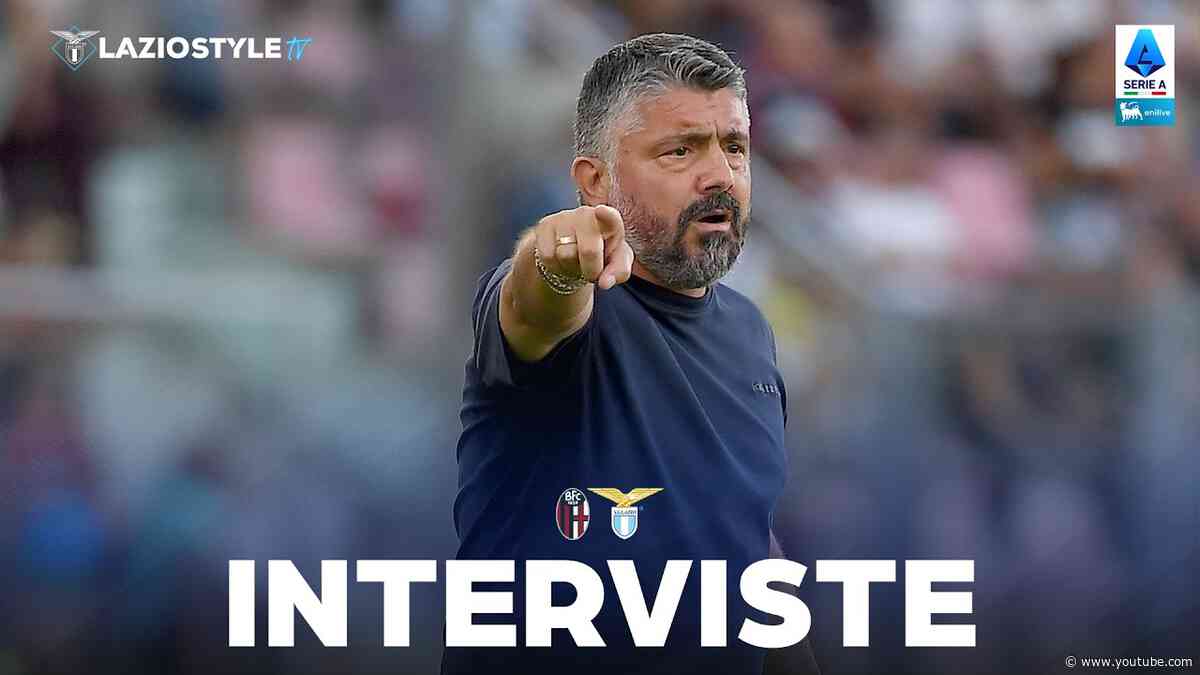 🎙️ LE INTERVISTE DI GATTUSO, PROVSTGAARD, TAYLOR E FRATTESI DOPO BOLOGNA-LAZIO