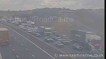 A1M delays LIVE as vehicle fire causes traffic chaos between Catterick and Scotch Corner