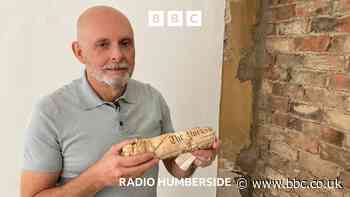 Mystery letter found in bricked-up doorway