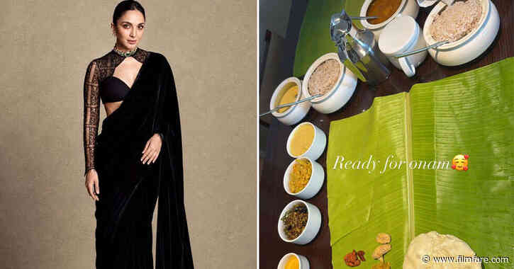 Kiara Advani Enjoys Traditional Onam Feast in Kerala As She Promotes Toxic