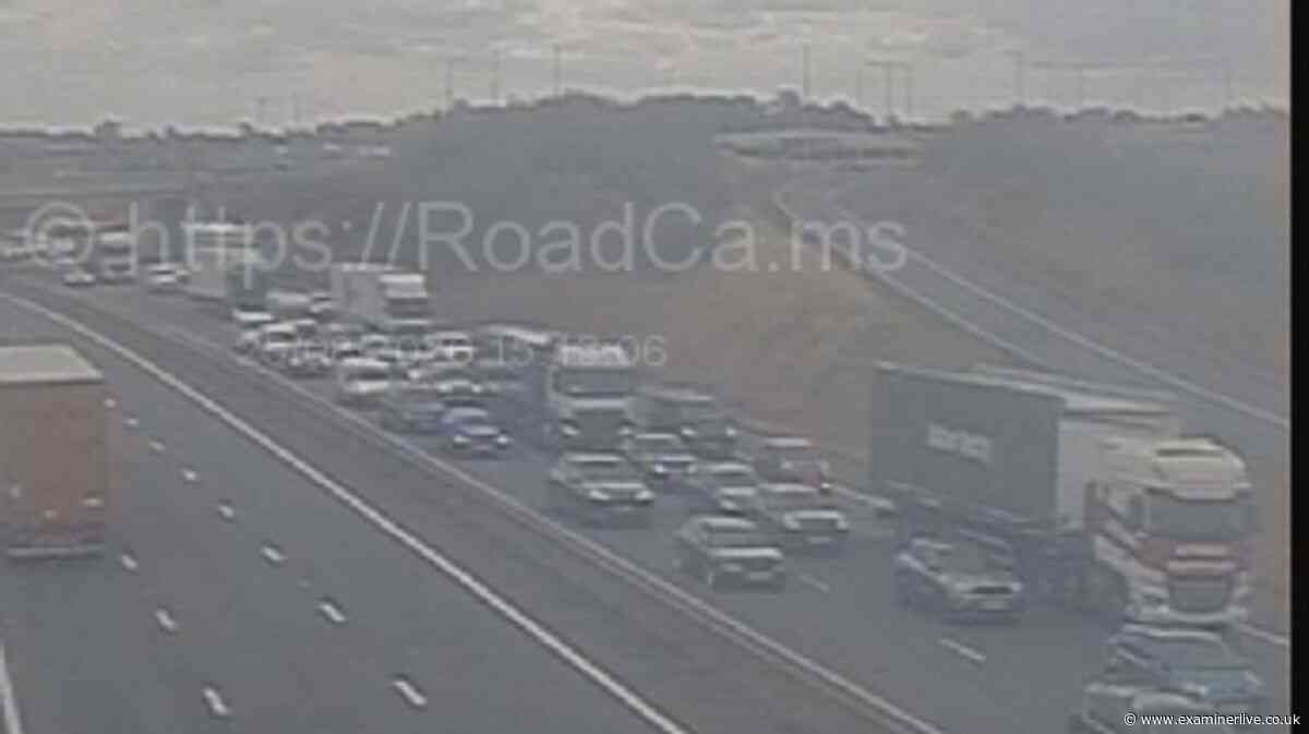 A1M delays LIVE as vehicle fire causes traffic chaos between Catterick and Scotch Corner