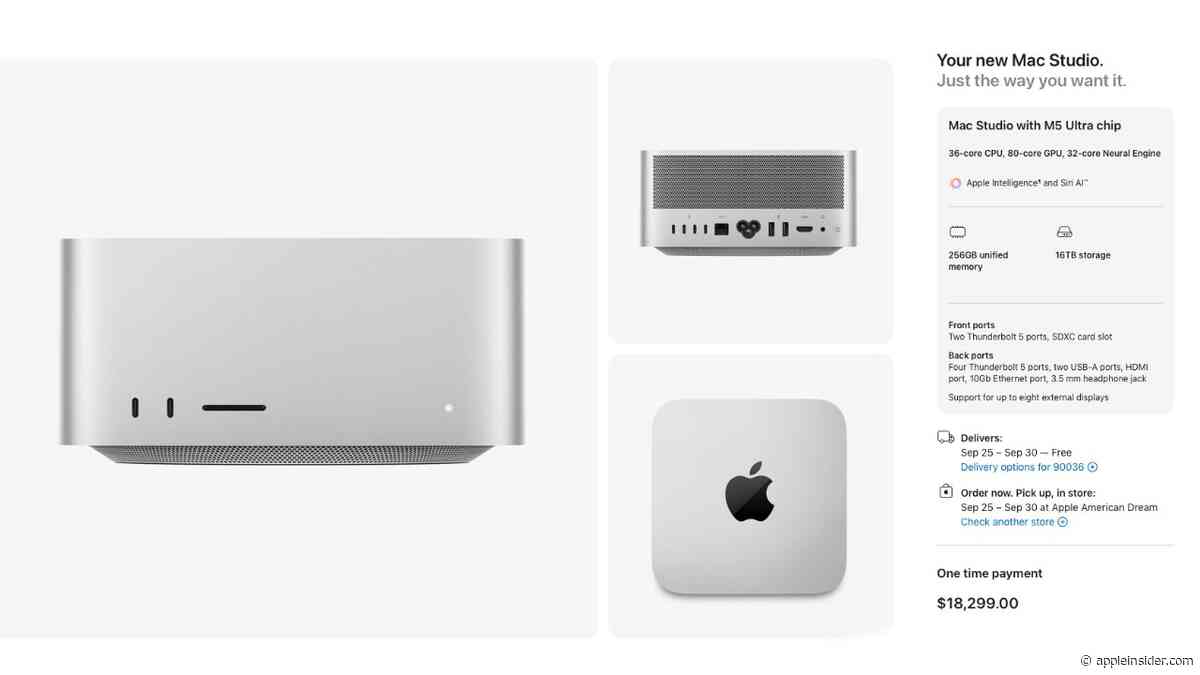 You can spend $18,299 on a Mac Studio today, or more in October