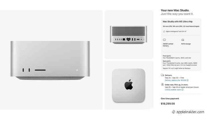 You can spend $18,299 on a Mac Studio today, or more in October