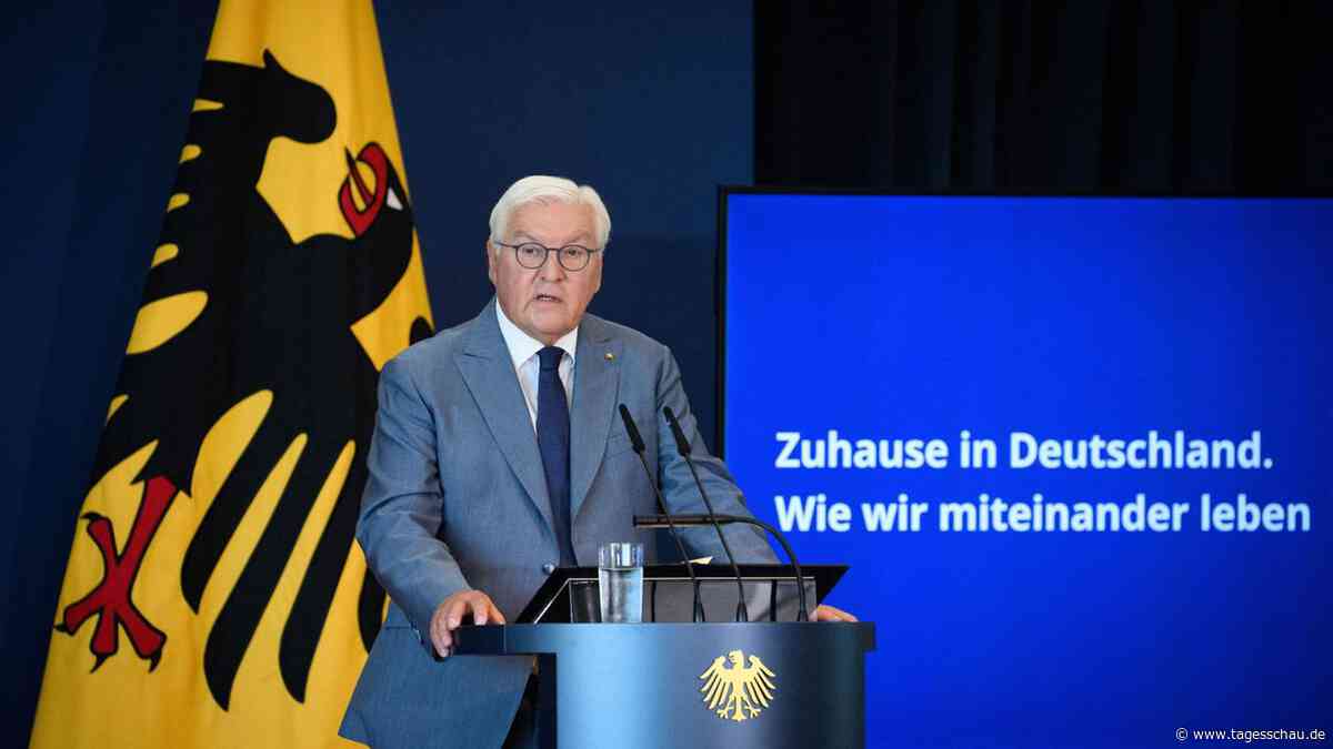 Rede über Zuwanderung - Steinmeier fordert Absage an völkische Ideologie