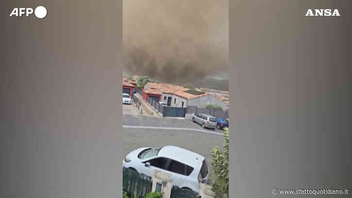 Violento tornado devasta Pomas, nel sud della Francia: il video mentre si avvicina alle case
