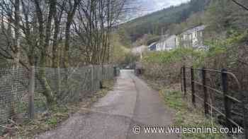 Calls to re-open popular cycle and walking path that connects two Welsh villages