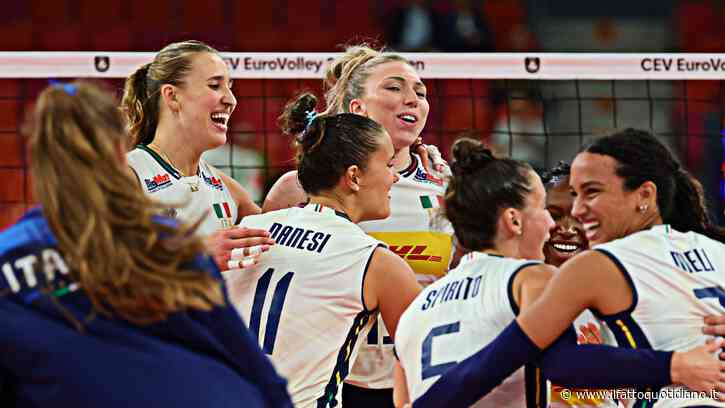 Europei di volley femminile, per l’Italia è tutto facile: battuta anche la Slovacchia. Domani la sfida alla Francia per il primo posto