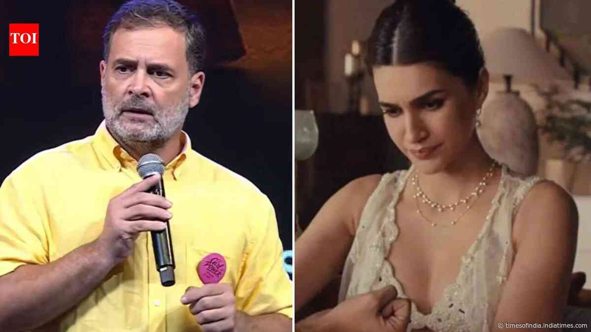 'What woman wears is her choice':  Rahul Gandhi backs Kriti Sanon over Raksha Bandhan ad row
