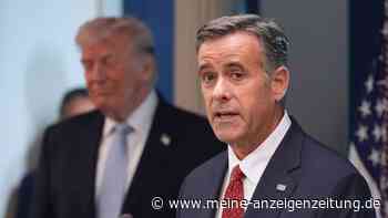 US-Medien: CIA-Chef Ratcliffe zu Gesprächen in Moskau