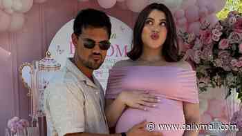 Taylor Lautner and pregnant wife Tay share glimpse into their lavish baby shower after intimate gender reveal