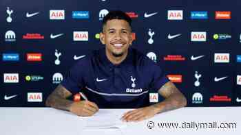 Why Tottenham's new £85m signing wants to be called Savio not Savinho... as boss Roberto De Zerbi tells new man the area he must improve