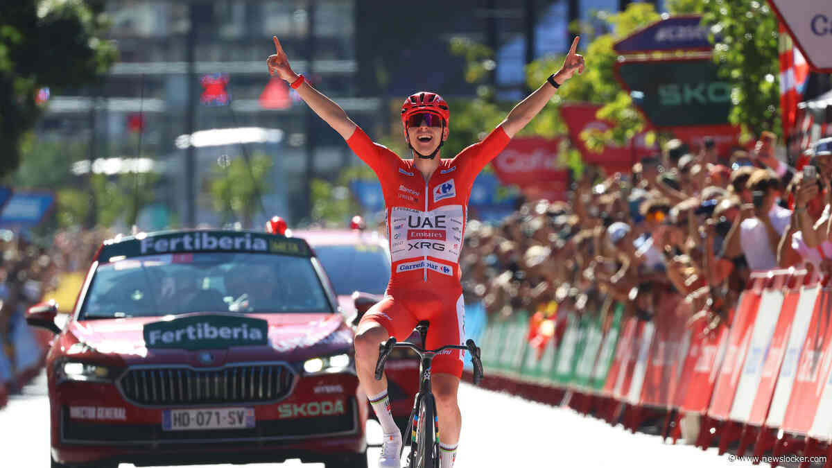 Onstuitbare Tadej Pogacar rijdt na monstersolo concurrentie op een hoop in vierde rit en zet Vuelta nu al naar zijn hand