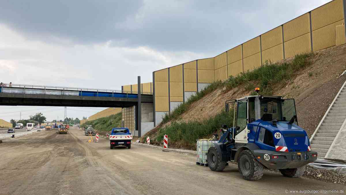 Bis zu 60 Lkws im Einsatz: Die Großbaustelle auf der A 9 bei Ingolstadt