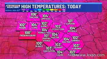 Heat Advisories remain, but a chance of rain returns this week