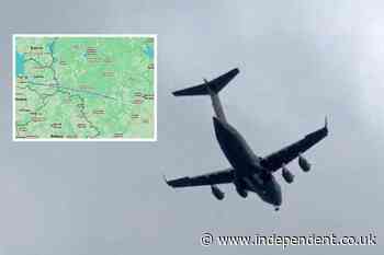 Ukraine-Russia war latest: Mystery as military plane ‘carrying CIA director’ leaves Moscow after short visit