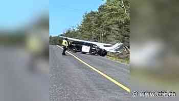 Engine failure prompts emergency highway plane landing northeast of Thunder Bay, Ont.