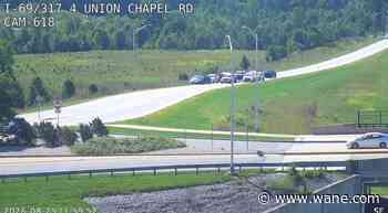 Theft suspect arrested after standoff on I-69 exit near north Fort Wayne