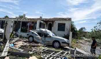 A tornado tears through a village in southern France, wrecking 300 homes