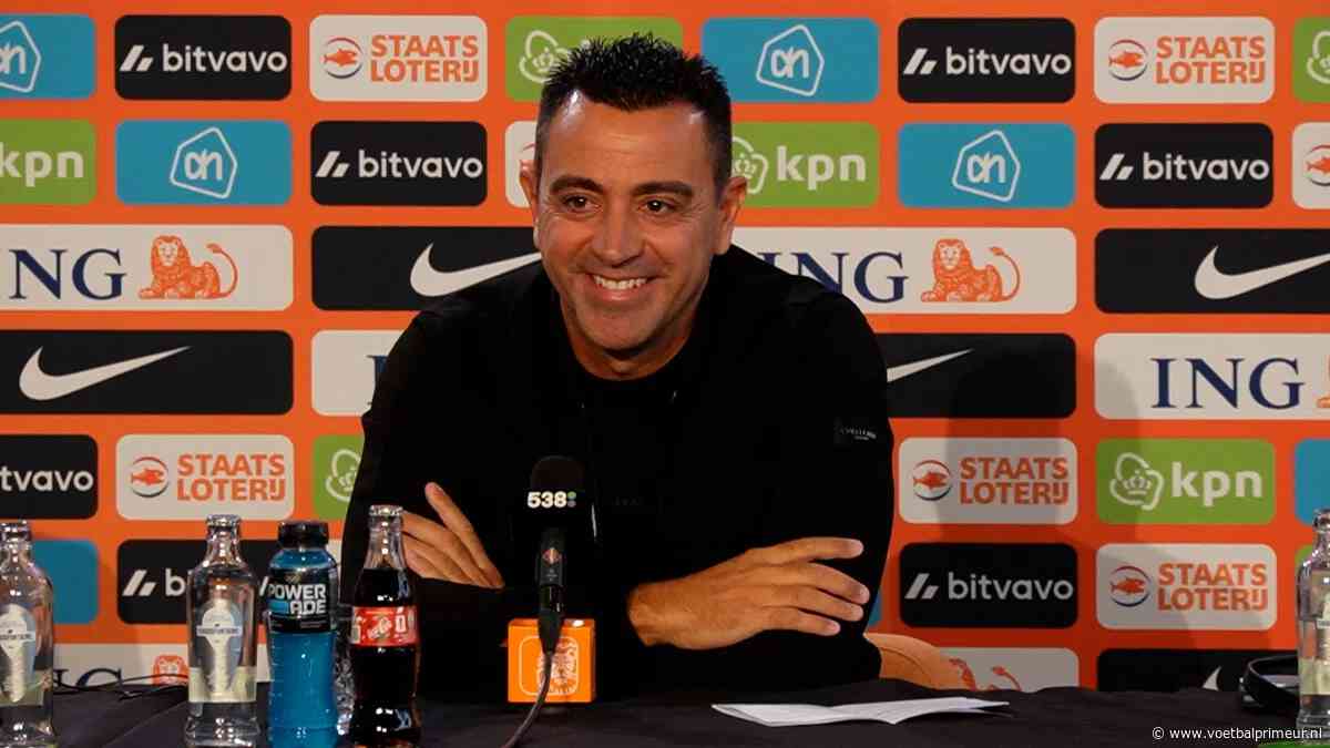 Xavi laat zich niet gek maken als 'derde keuze' bij Oranje: 'Op het podium'