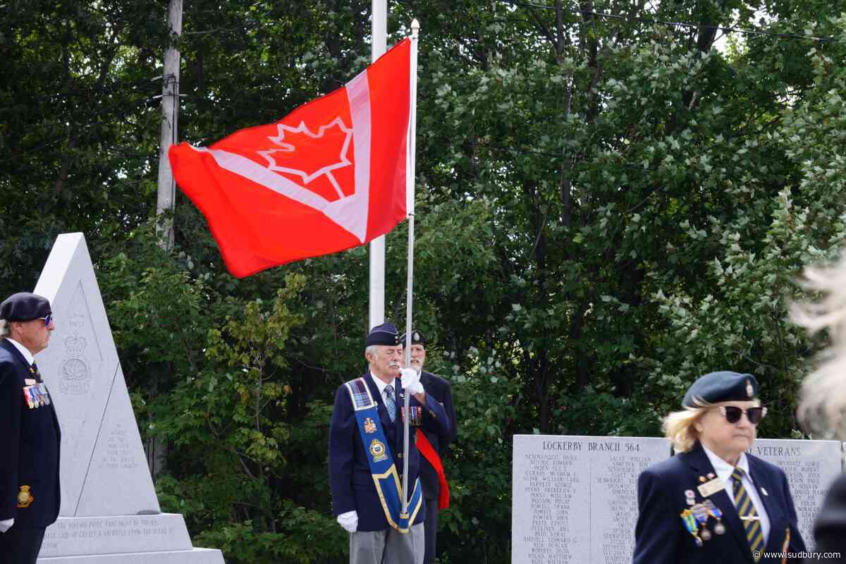 Lockerby Legion flies newly-designed Canadian Military Veterans Unity flag