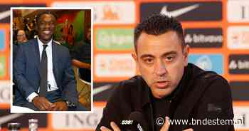 Clarence Seedorf zet bij presentatie van nieuwe bondscoach Xavi meteen de toon: ‘Gun hem wat tijd’