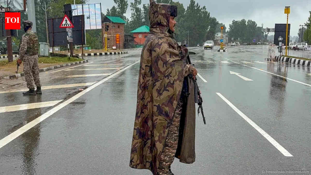 8 terror suspects held in Kashmir; arms-ammo, posters seized