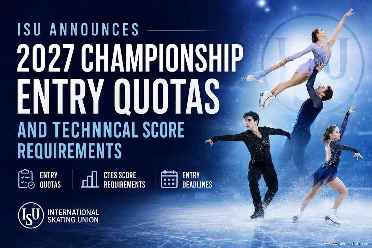 ISU Announces 2027 Championship Entry Quotas and CTES