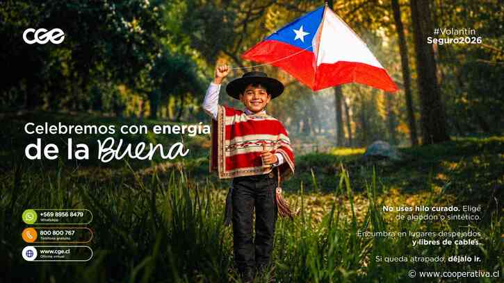 CGE lanza campaña “Volantín Seguro 2026” para prevenir accidentes durante Fiestas Patrias