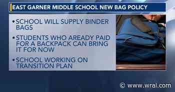 "Binder bags": New backpack policy at Wake County middle school leaves parents frustrated