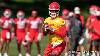 Mahomes feeling 'great', on track to start Week 1