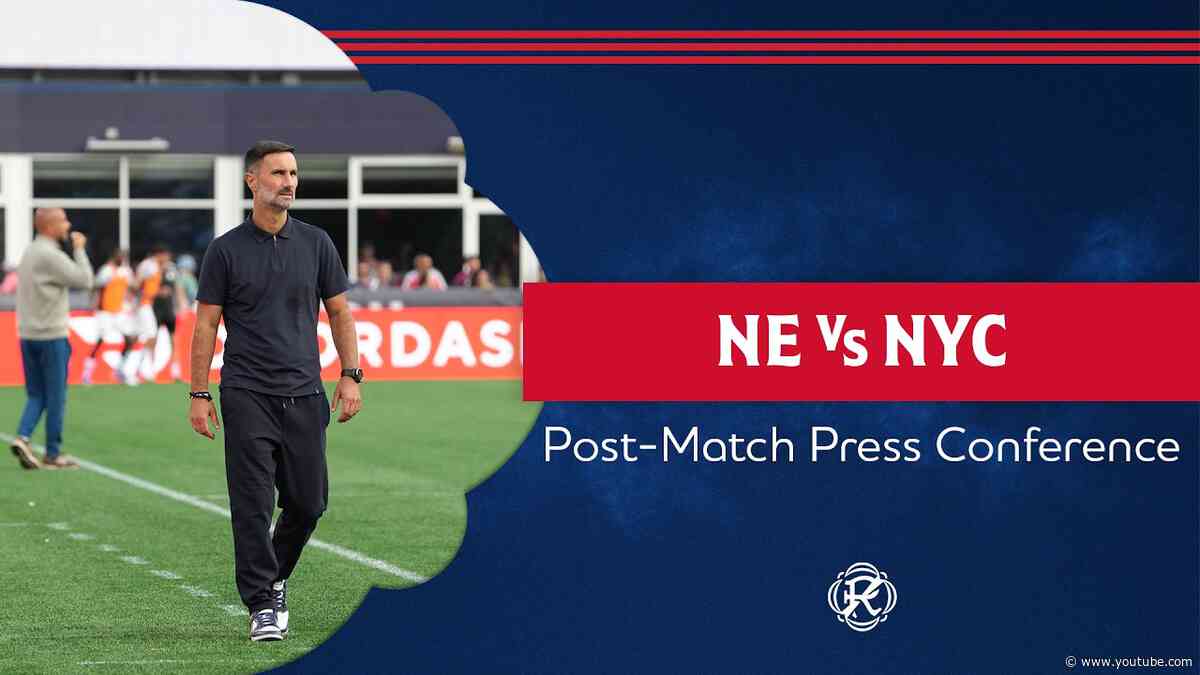 Post Match Press Conference | Revolution v.s. NYCFC