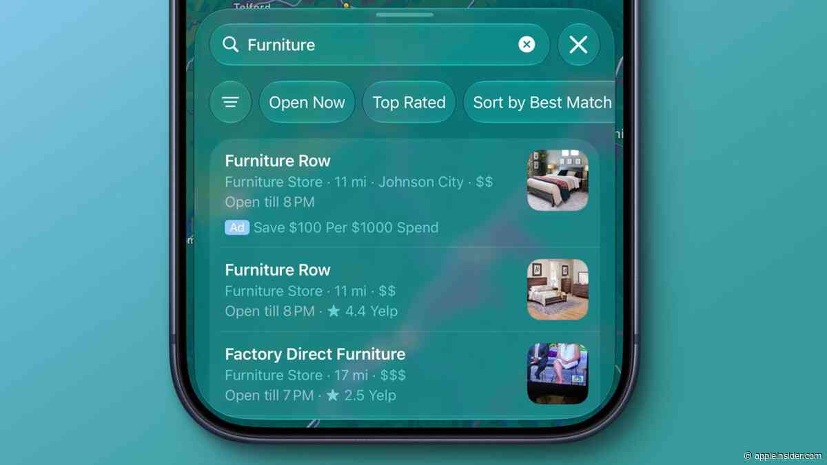 Apple Maps ads are finally showing up on iPhone