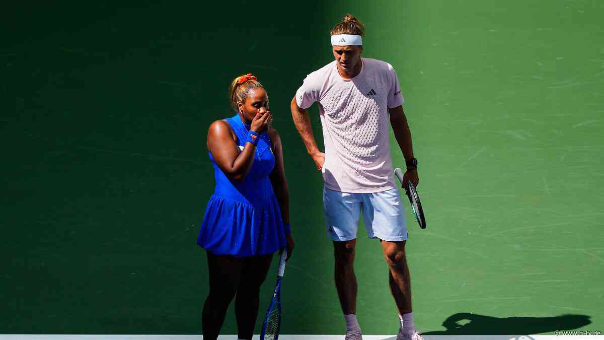 Aus bei US Open: Zverev scheitert auch mit neuer Partnerin früh im Mixed-Doppel