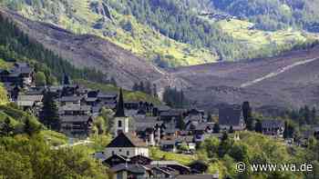 Felsmassen könnten sich lösen: Evakuierungspläne für kleine Alpen-Gemeinde erarbeitet