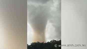 Rare tornado hits French village