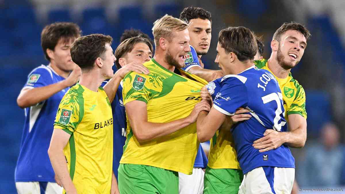 Cardiff City exit Carabao Cup after Norwich City defeat as teen makes history