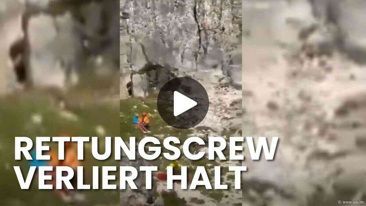 Unglück in Dolomiten: Verletzte Bergsteigerin und Notärztin rutschen bei Hubschraubereinsatz ab