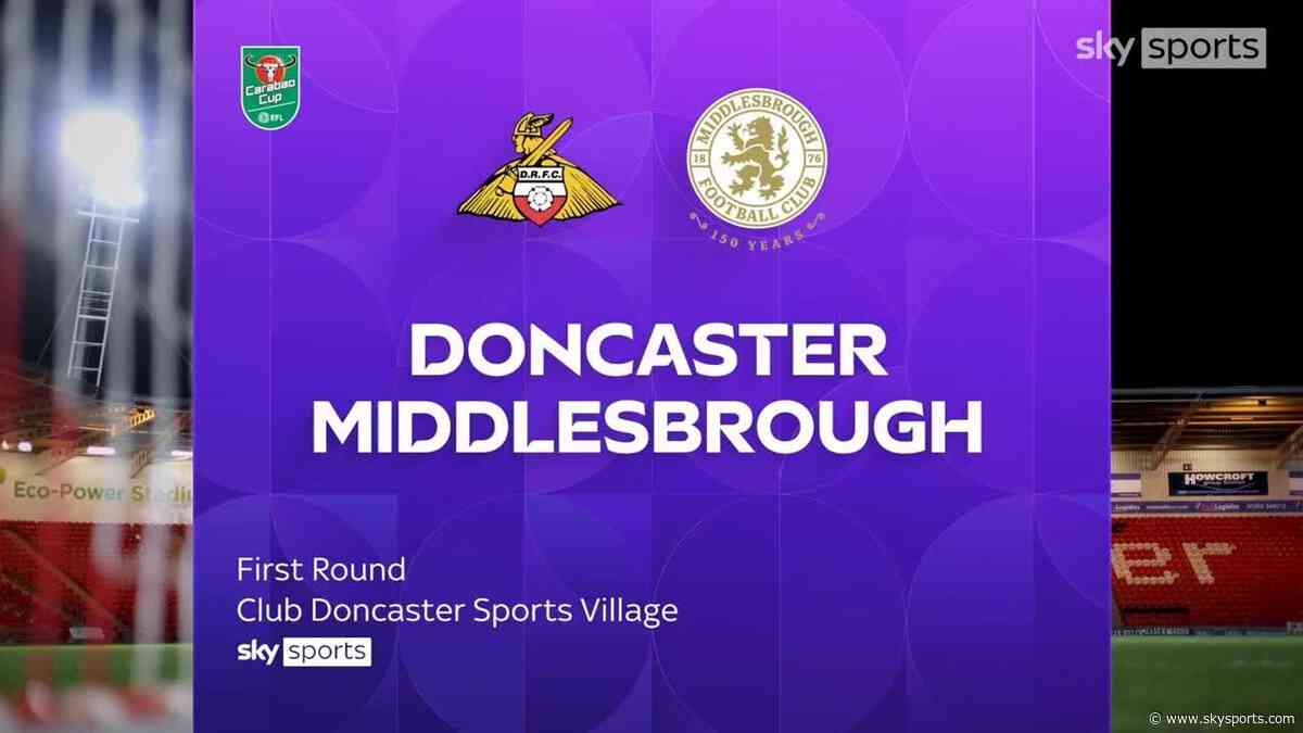 Doncaster Rovers 1-3 Middlesbrough