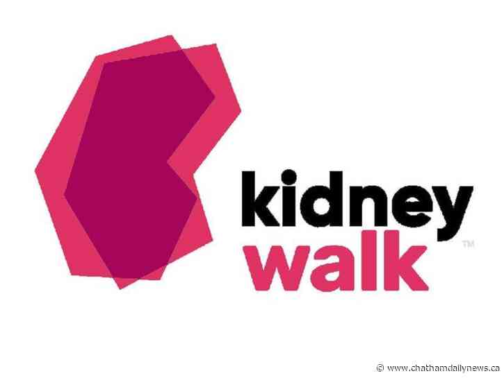 Chatham-Kent kidney walk set for Sept. 20