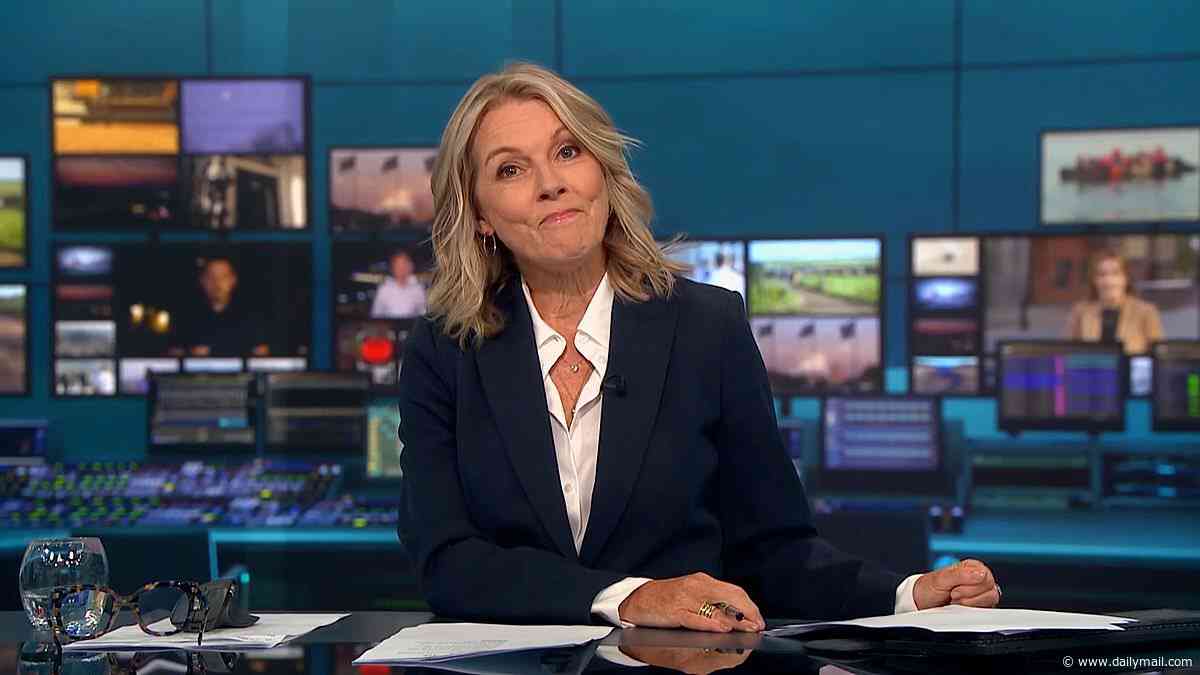 ITV News presenter Mary Nightingale looks teary as her voice breaks while announcing Dolly Parton's death and says she needs to 'take a deep breath'
