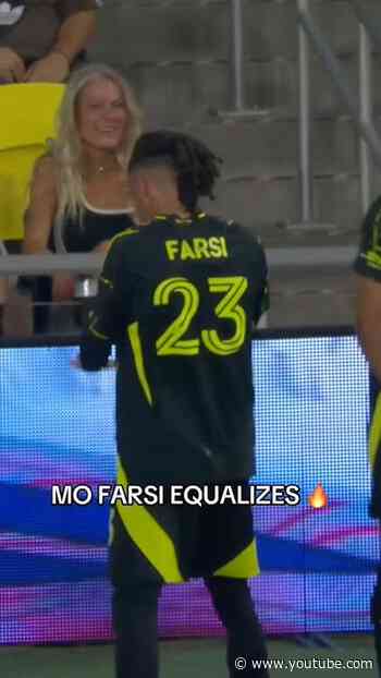 Amundsen finds Farsi and we are level 😤 #crew96 #soccerhighlights #goal #gol #golazo