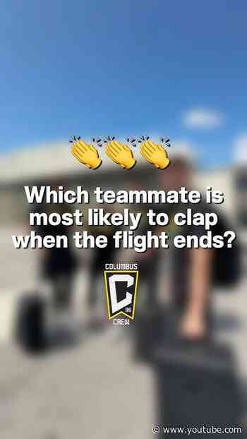 “Let’s all clap together” 🤣 #crew96 #soccer #minimic #funny #airport